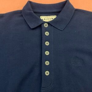 ARIZONA JEAN CO SS 6 Button All Cotton Polo